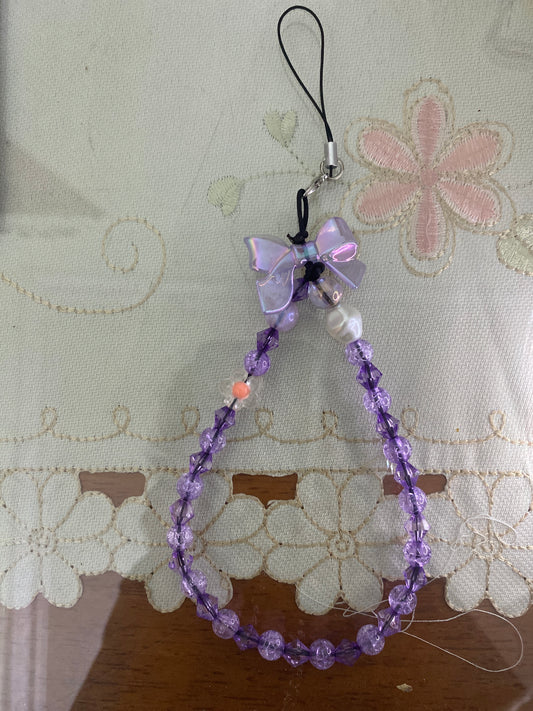Phone strap flower